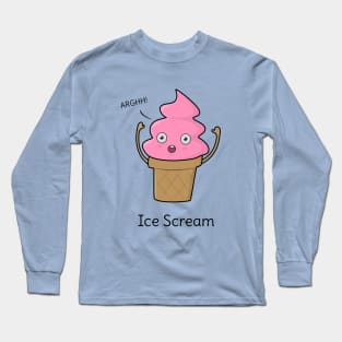 Funny Ice-Cream T-Shirt Long Sleeve T-Shirt